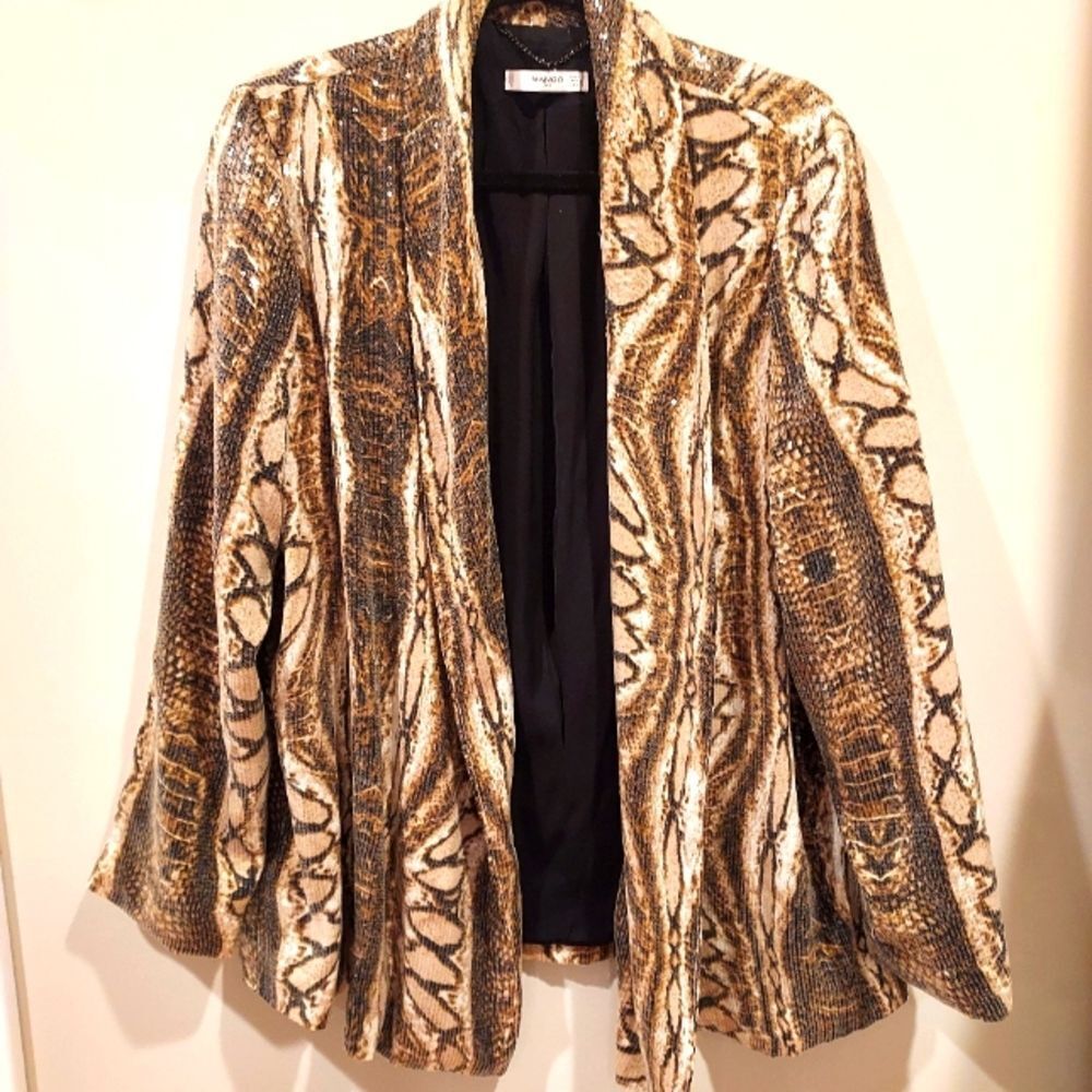 Mango Suit sequined jacket - image 1
